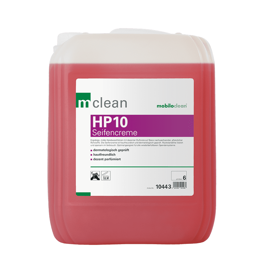 mclean HP10 Seifencreme im roten Kanister mclean HP10 Seifencreme in einem roten Kanister mit Etikett