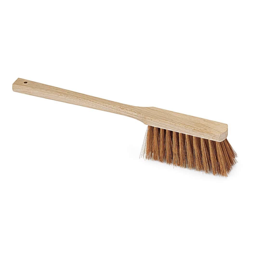 Langstielhandfeger Poly-Kokos 43 cm Langstielhandfeger mit Kokosborsten und Holzgriff in Seitenansicht