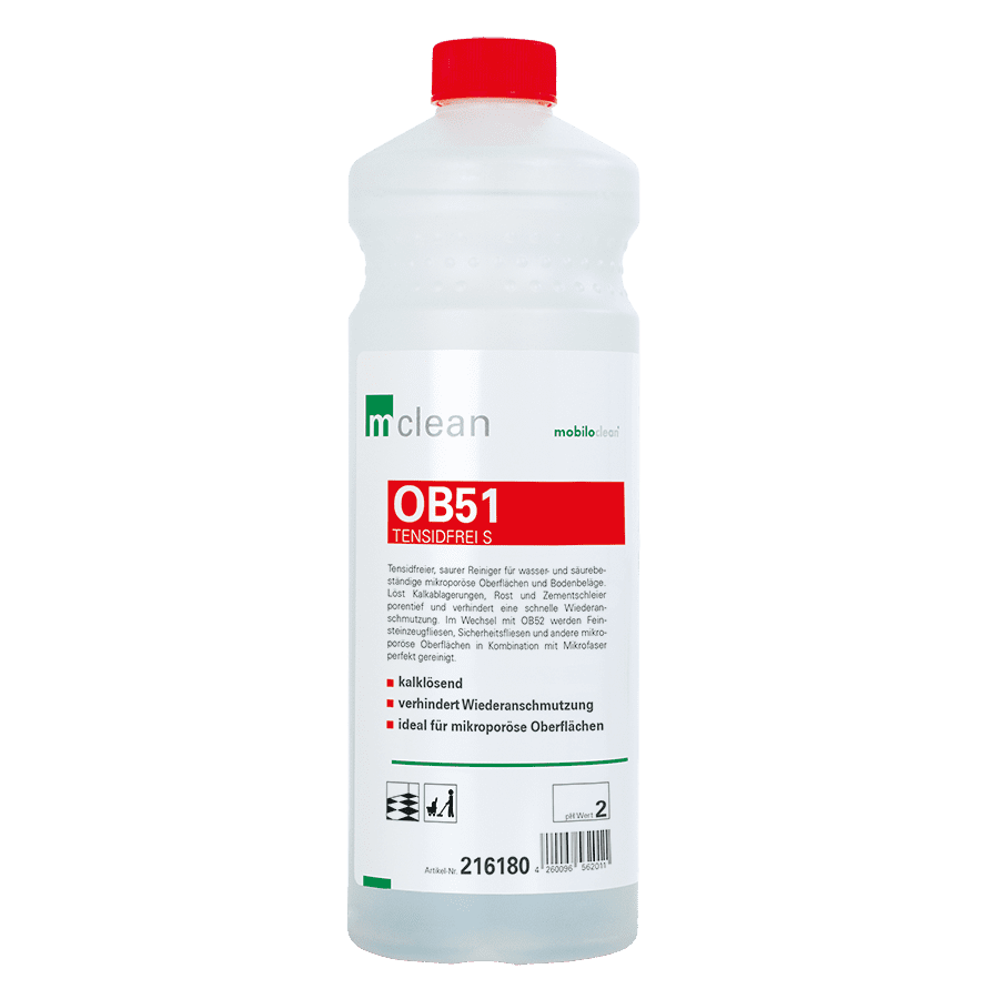 mclean OB51 Tensidfrei S Reiniger mclean OB51 Tensidfrei S Reiniger in einer Flasche mit rotem Verschluss