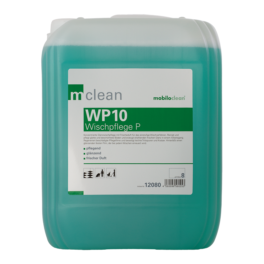 mclean WP10 Wischpflege P im Kanister für die Bodenreinigung mit frischem Duft und glänzender Pflege
