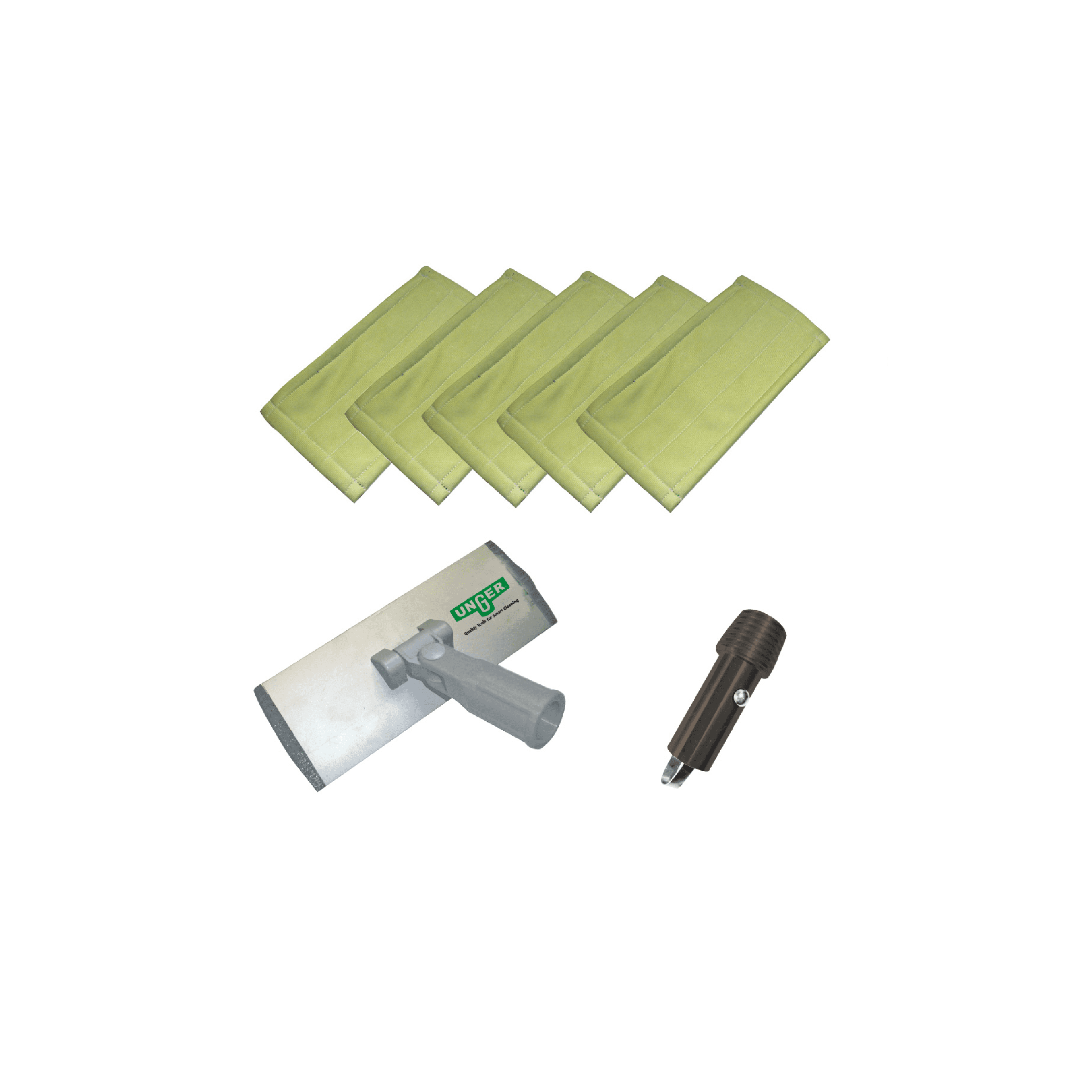 Unger Innenreinigung Starter-Set Unger Innenreinigung Starter Set mit Aluminiumhalter und Reinigungspads