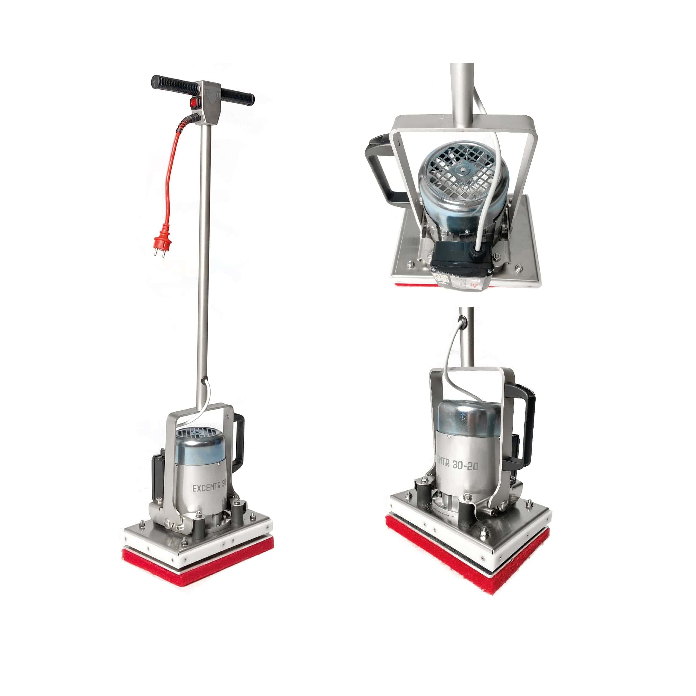 Excentr 30 20 Orbitalbodenmaschine Excentr 30-20 Orbitalbodenmaschine mit rechteckigem Reinigungspad und Metallmotorgehäuse für die professionelle Bodenpflege