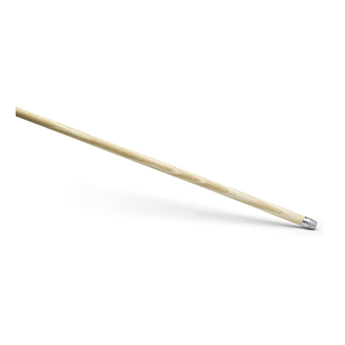 Besenstiel mit Gewinde 140 cm von Nölle Profi Brush Besenstiel mit Gewinde, 140 cm lang und 23,5 mm Durchmesser, aus Holz.