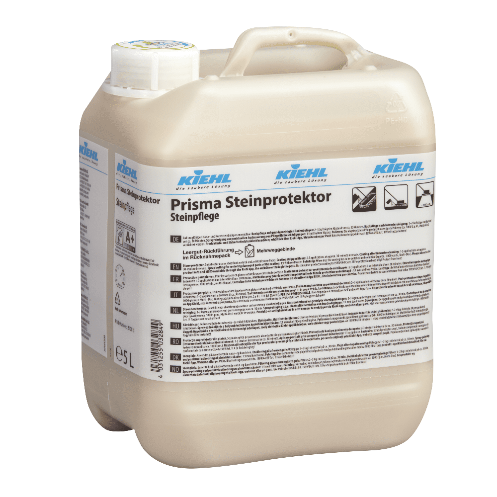 Kiehl Prisma Steinprotektor 5 Liter Kanister Kiehl Prisma Steinschutz im 5 Liter Kanister mit Etikett.