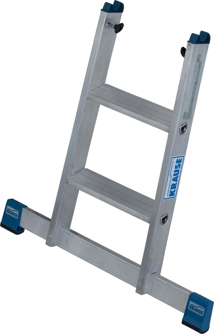 KRAUSE Glasreiniger-Leiter KRAUSE Glasreinigerleiter aus Aluminium mit drei Stufen und stabilen Füßen.