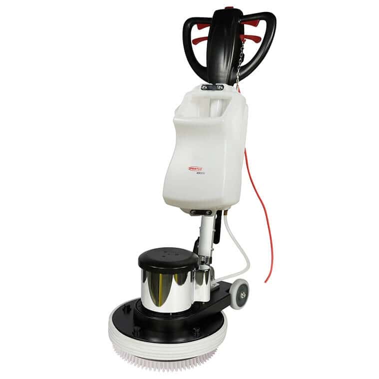 Sprintus Einscheibenmaschine Sprintus Einscheibenmaschine mit Siebwassertank und Rundbürstenkopf für die professionelle Bodenreinigung im gewerblichen Einsatz