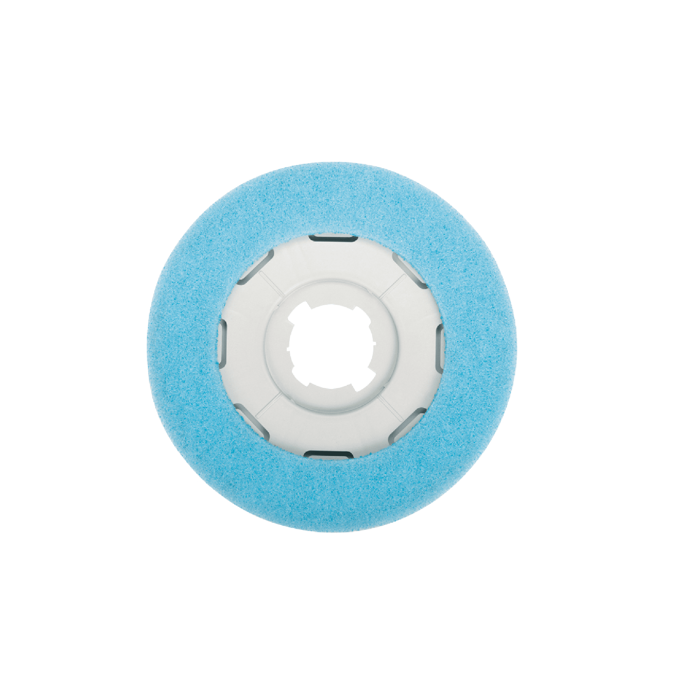 SEBO Pflegepad Blau für die professionelle Reinigung SEBO Pflegepad blau mit grauem Halter für professionelle Reinigungstechnik