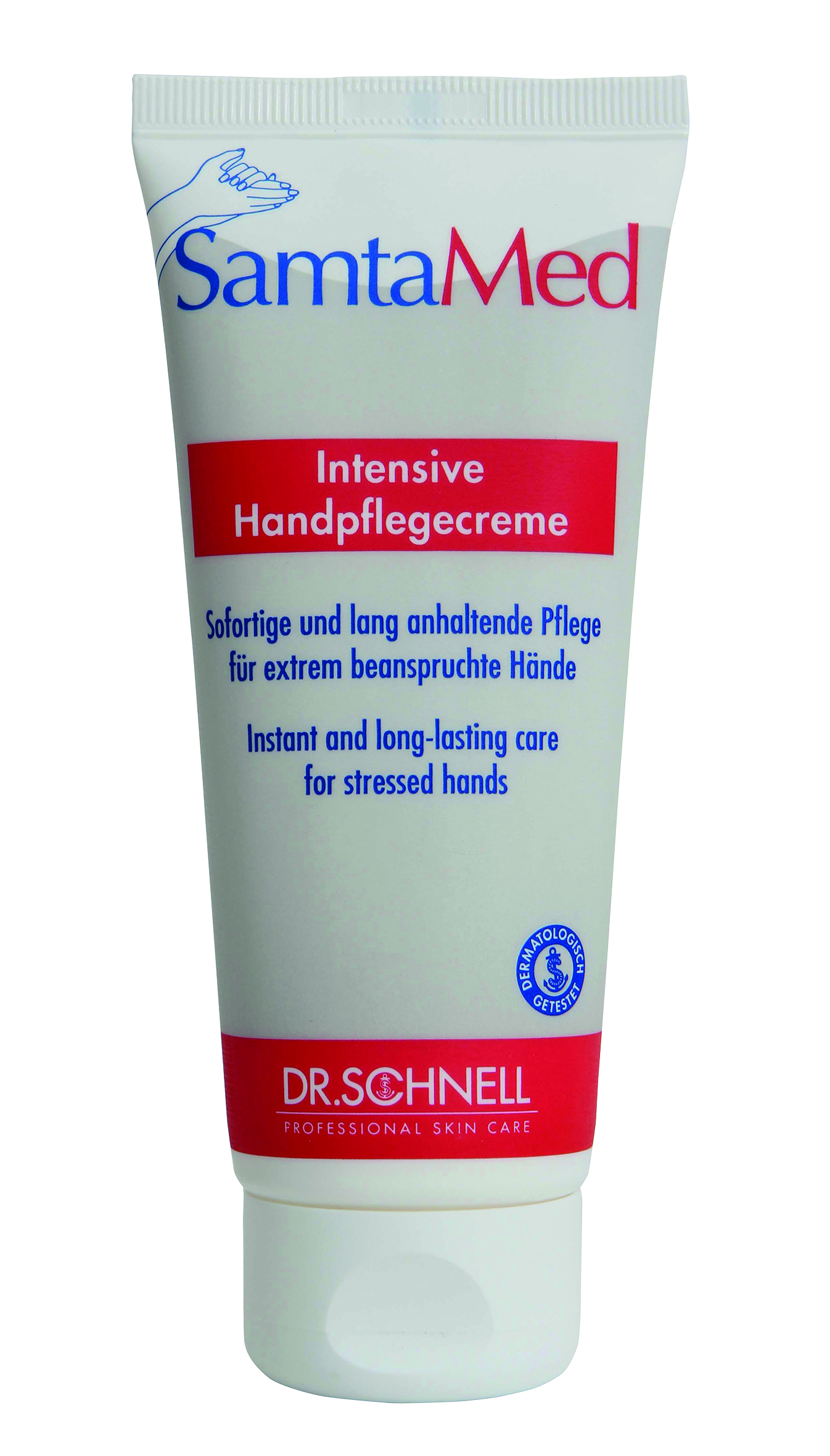 SamtaMed 100 ml – intensive Pflegecreme für extrem beanspruchte Hände.