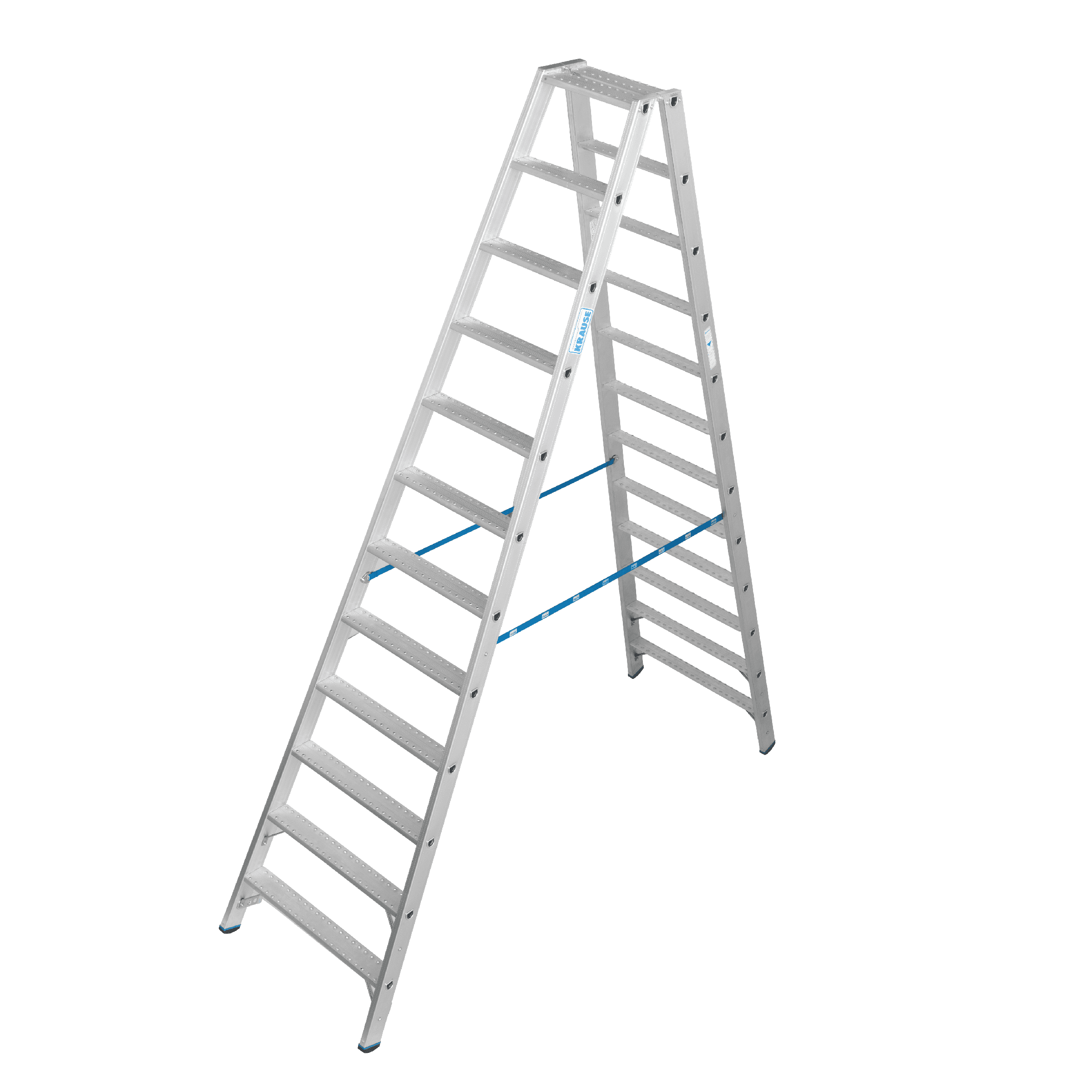 STABILO Doppelleiter mit R13-Stufen STABILO® Doppelleiter mit R13-Stufen, 2 x 12 Stufen, ca. 4,35 m hoch.
