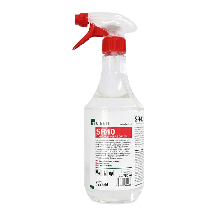 mclean SR40 Sanitärreiniger Schaum 750ml Flasche 750 ml SR 40 mClean