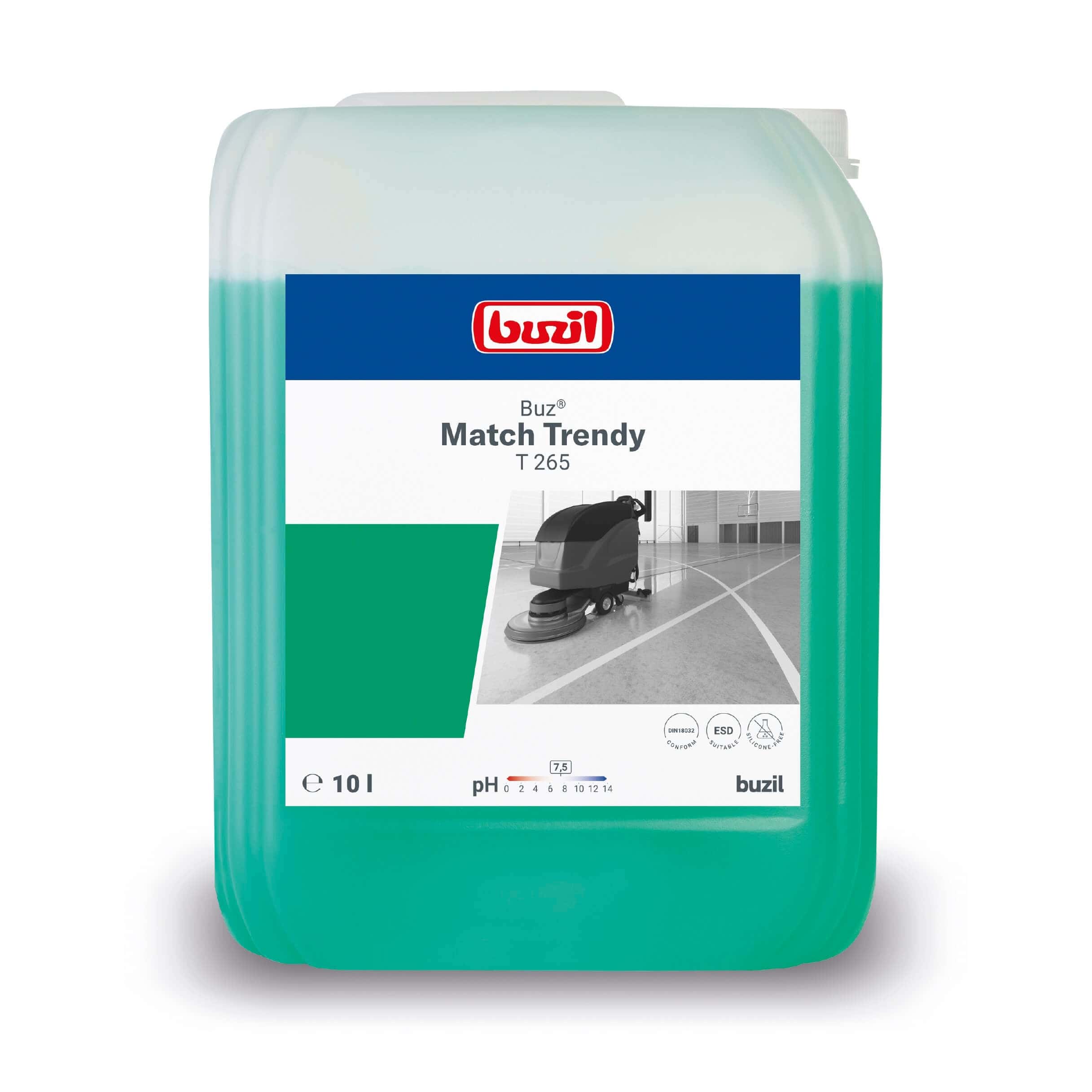 Buzil Match Trendy T 265 Reinigungsmittel Buzil Match Trendy T 265 Reinigungsmittel im 10-Liter-Kanister