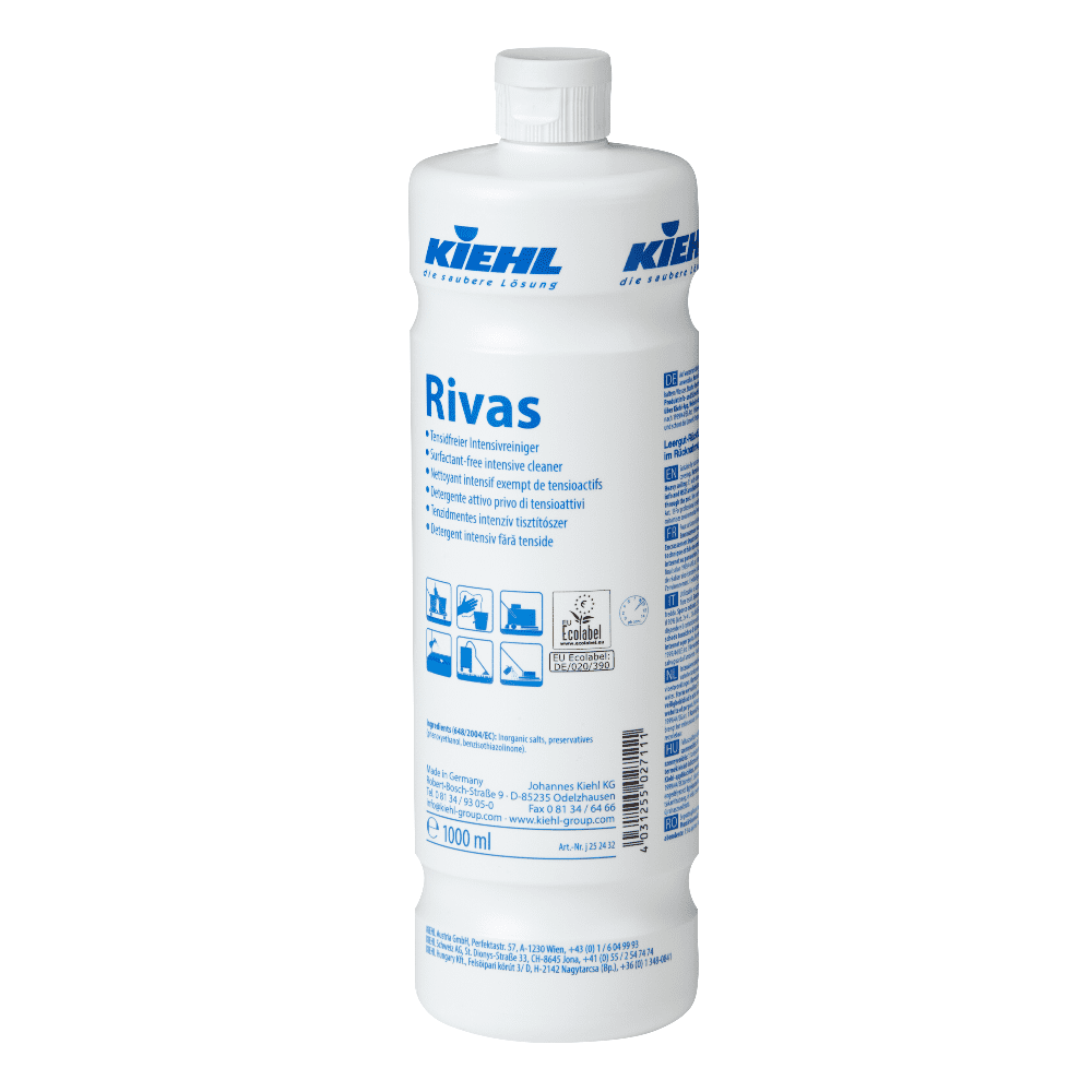 Kiehl Rivas Intensivreiniger 1000 ml Kiehl Rivas Intensivreiniger in der 1000 ml Flasche mit Etikett