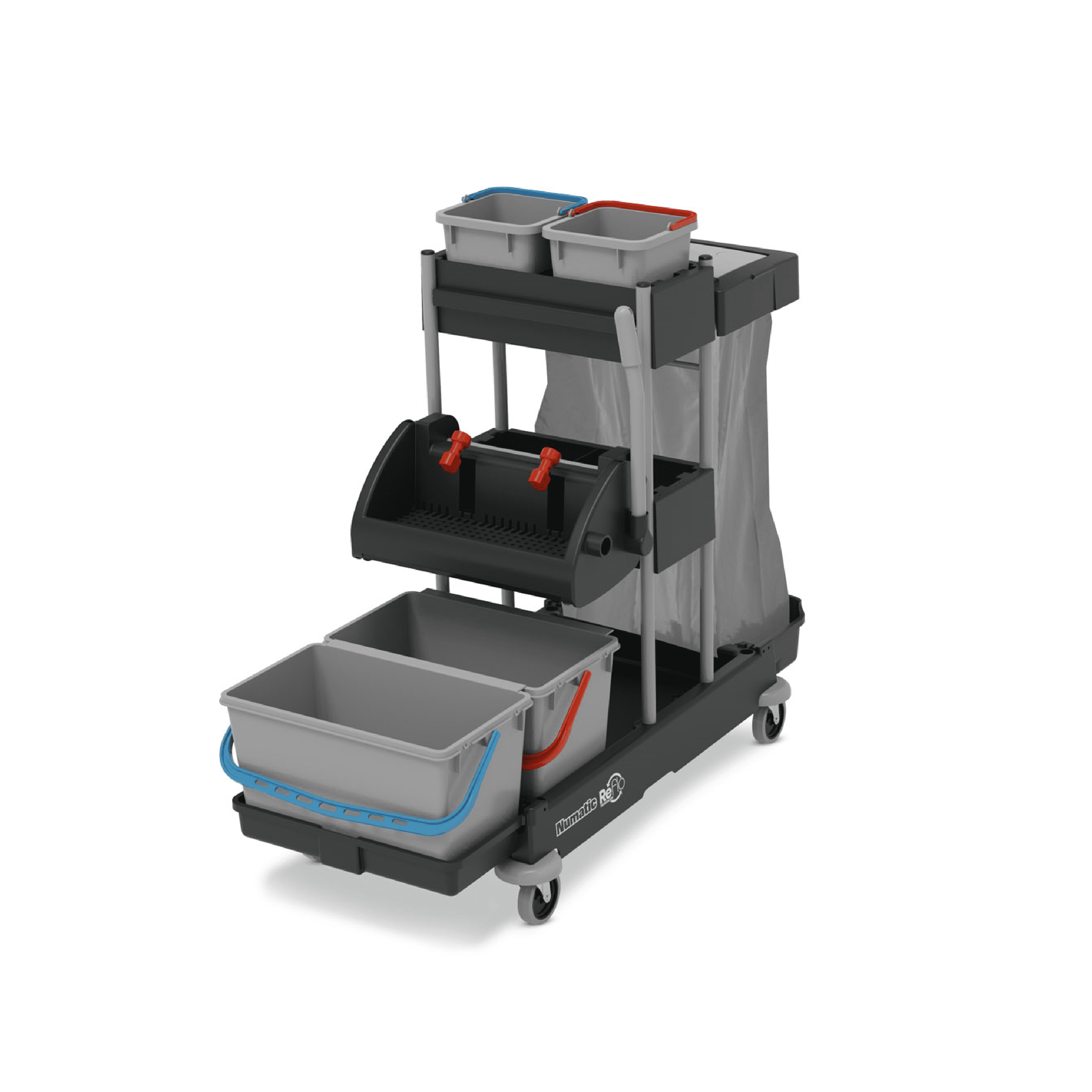 Numatic ProCar 2G Reinigungswagen Numatic Reinigungswagen ProCar 2G mit zwei Eimern und Abfallbeutel.