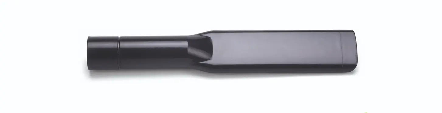 Fugendüse aus schwarzem Kunststoff für Staubsauger, geeignet für die professionelle Reinigung in engen Räumen und Ecken. Fugendüse aus schwarzem Kunststoff für Staubsauger, geeignet für die professionelle Reinigung in engen Räumen und Ecken.