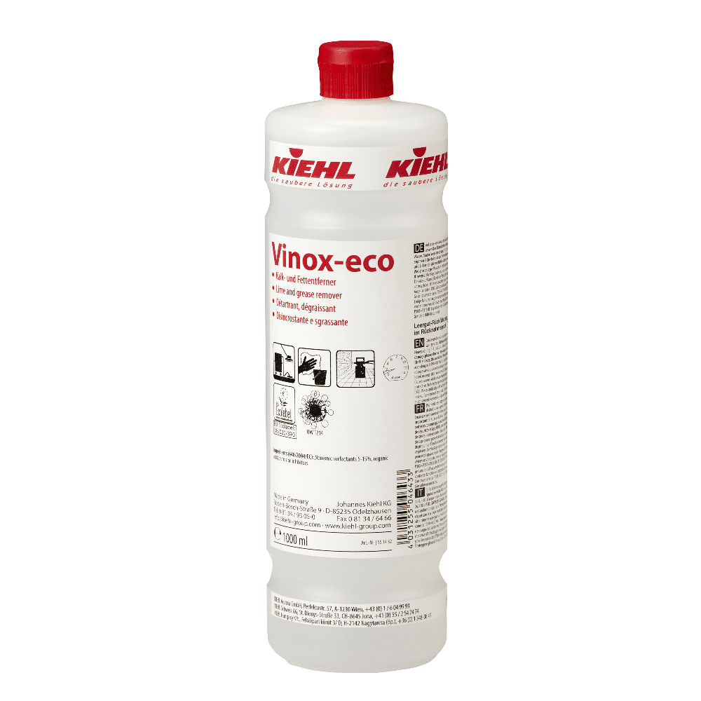 Kiehl Vinox-eco Reinigerflasche Kiehl Vinox-Öko-Reiniger in der 1000-ml-Flasche mit rotem Verschluss