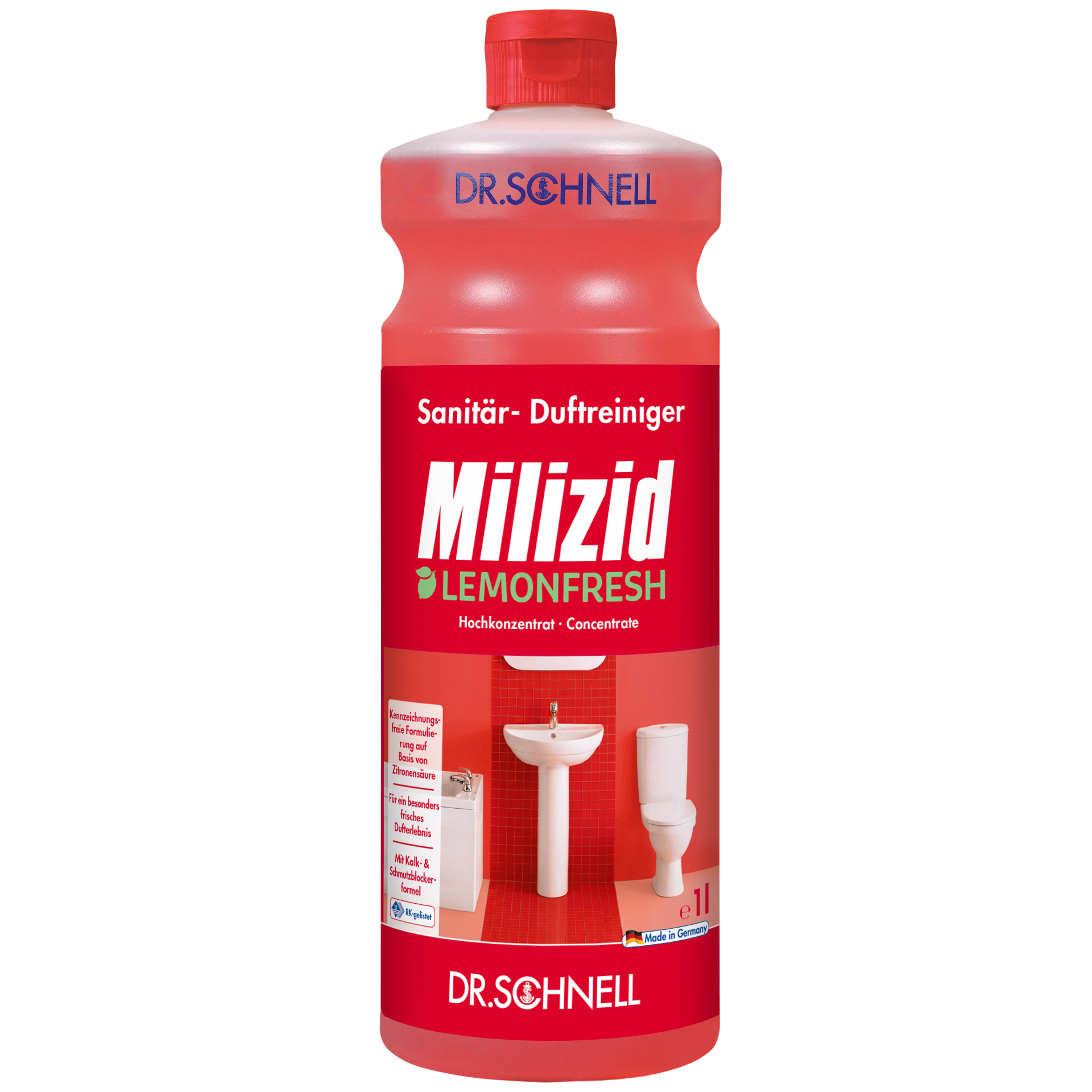 Dr. Schnell Milizid Lemonfresh 1 L Sanitärreiniger