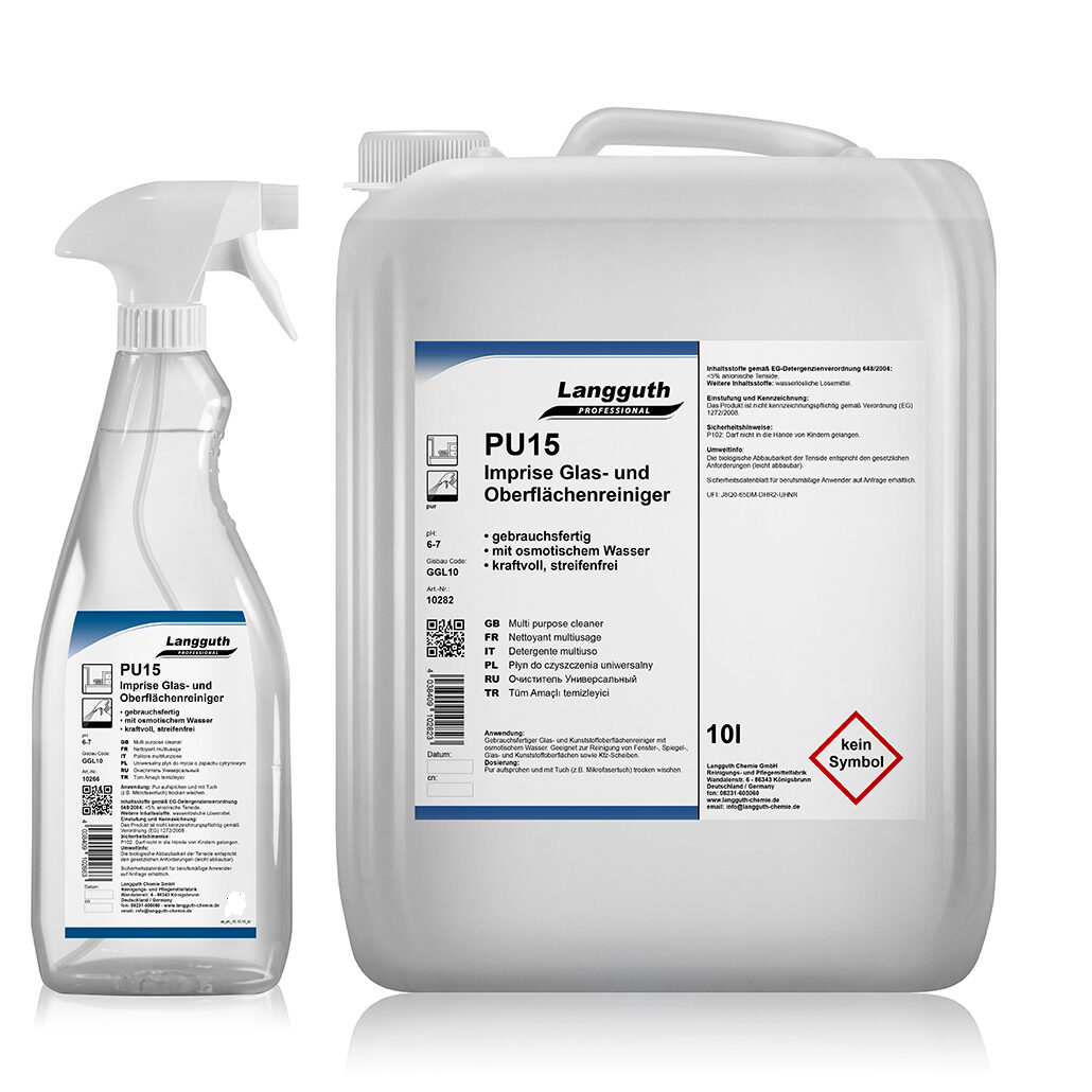 PU15 Imprise Glas-/Oberflächenreiniger 0,75 l