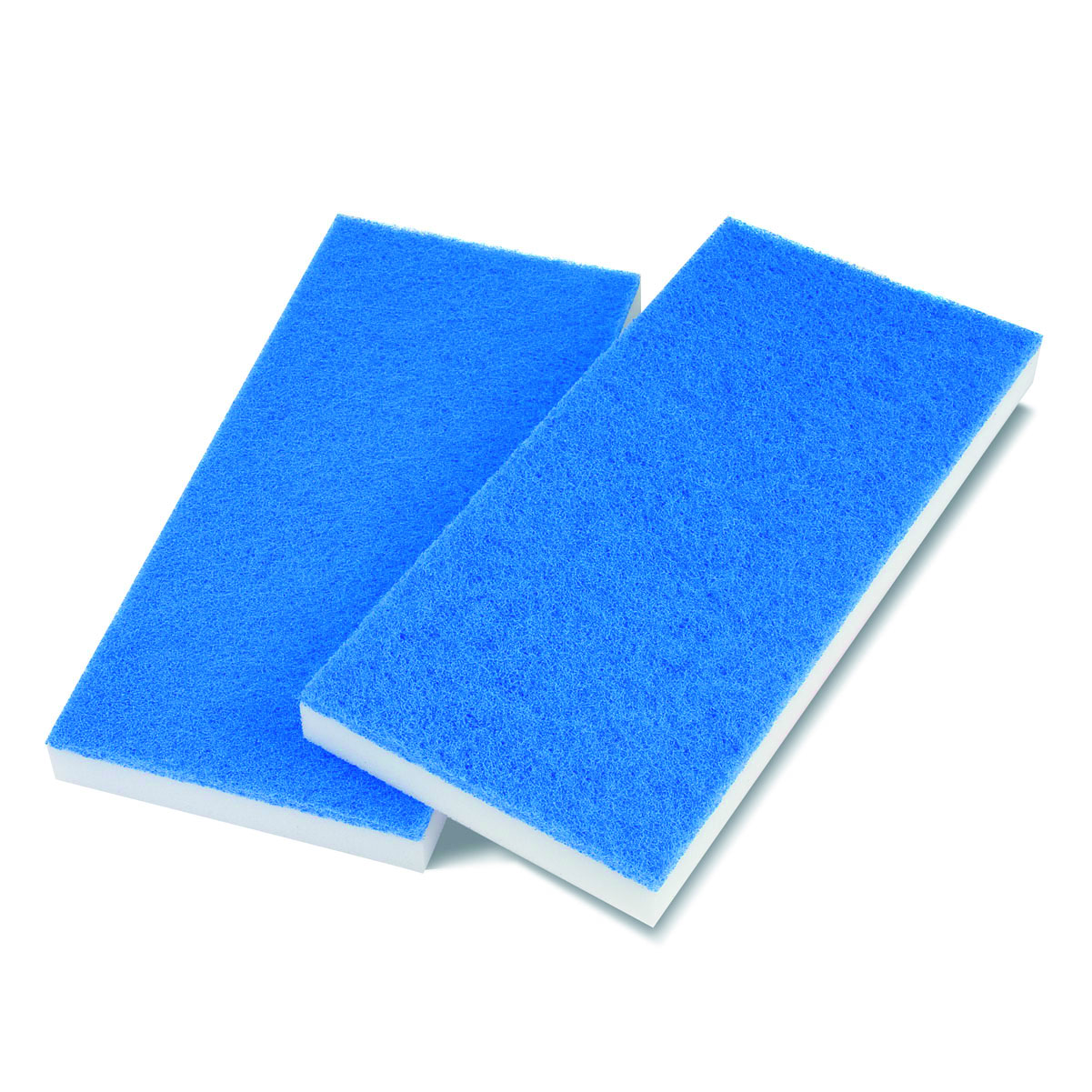 Superhandpad Melamin 250 x 115 x 24mm, weiß/blau, für Padhalter