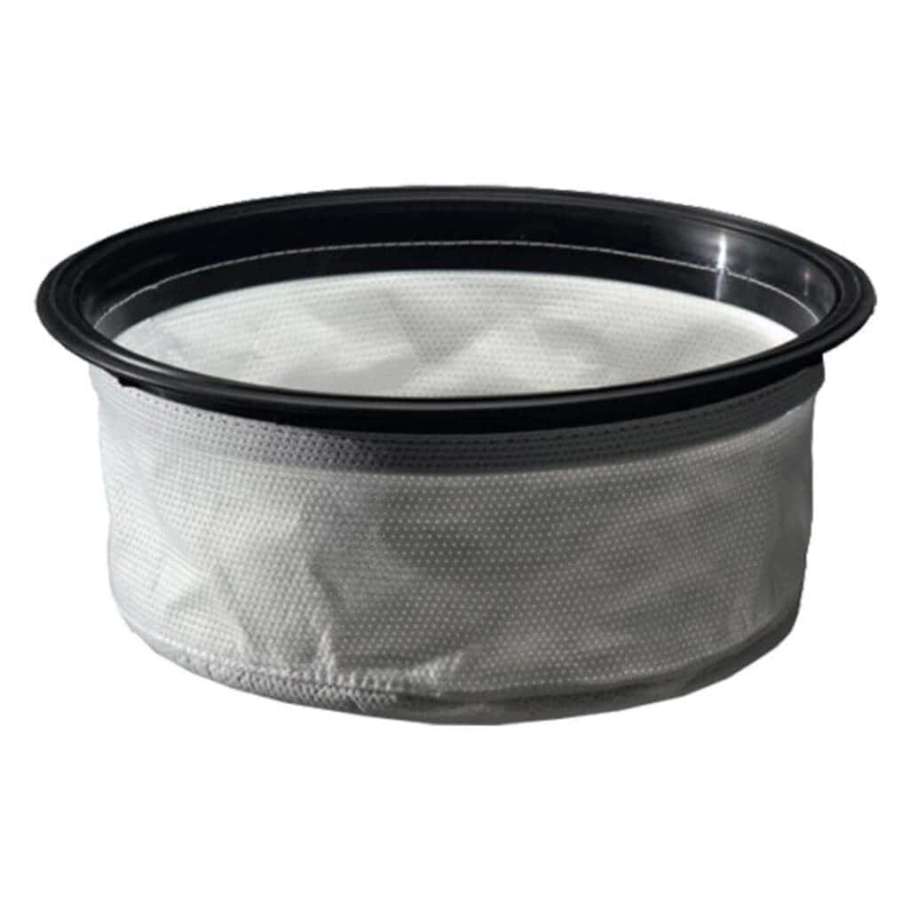 Runder Staubsaugerfilter Runder weißer Staubsaugerfilter mit schwarzem Kunststoffrahmen für effiziente Staubsammlung bei der professionellen Reinigung
