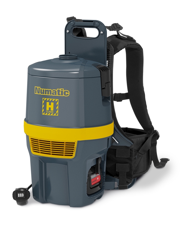 Numatic RHB150NX → Akku-Rucksacksauger H-Klasse (H13 HEPA) (ohne Akku)
