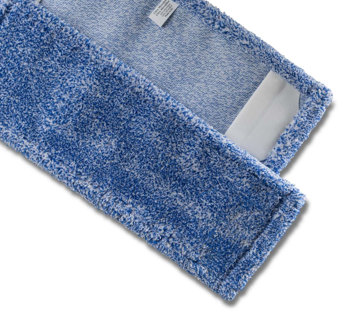Blaues Mikrofaser-Reinigungspad Blaues Mikrofaser-Reinigungspad mit strukturierter Oberfläche für eine effektive Reinigung.