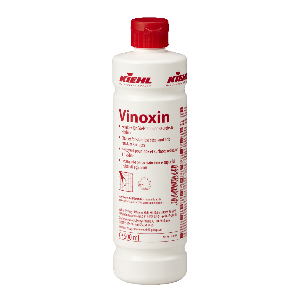 Vinoxin 500 ml Reiniger für Edelstahl und säurefeste Flächen