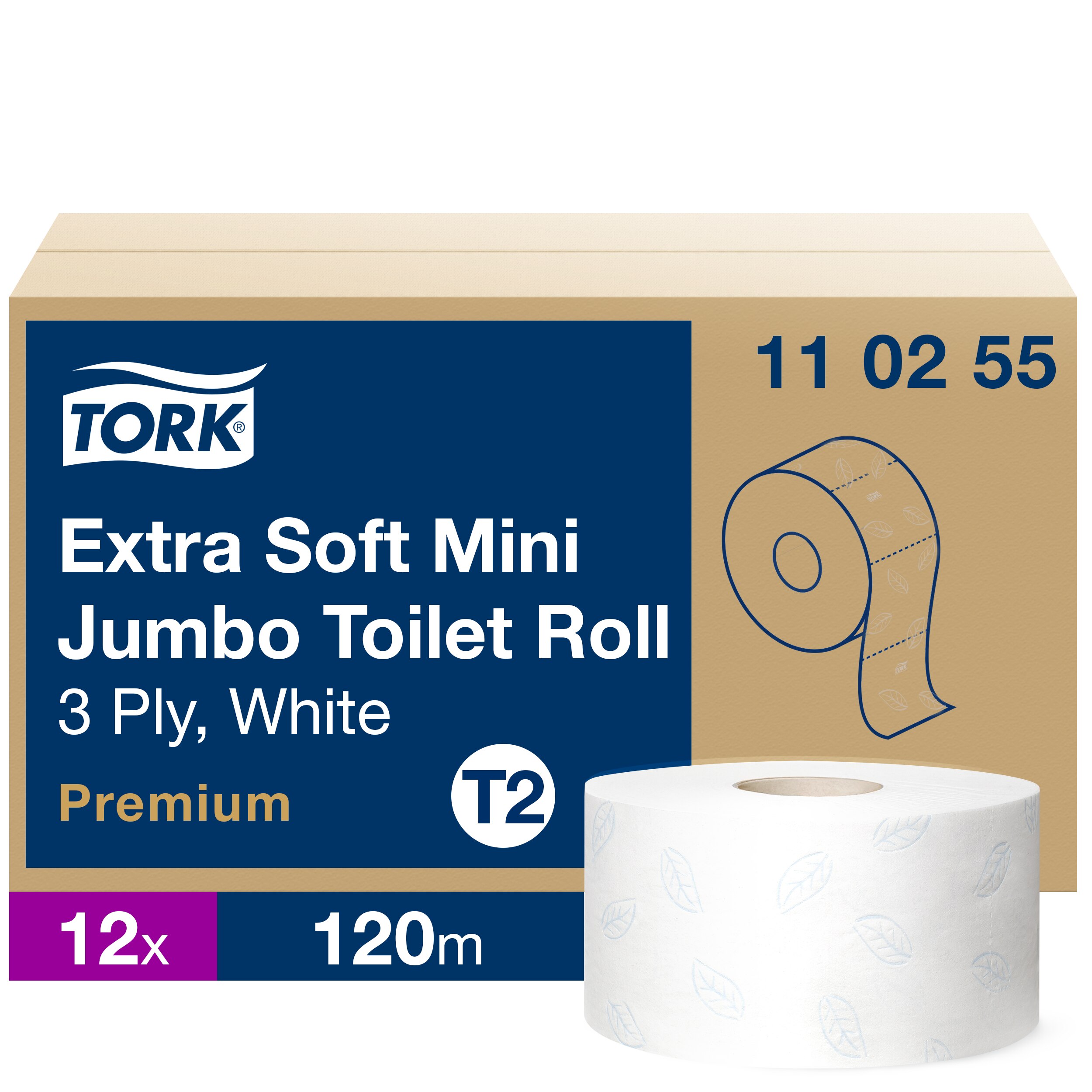 Tork extra weiches Mini Jumbo Toilettenpapier – 3-lagig