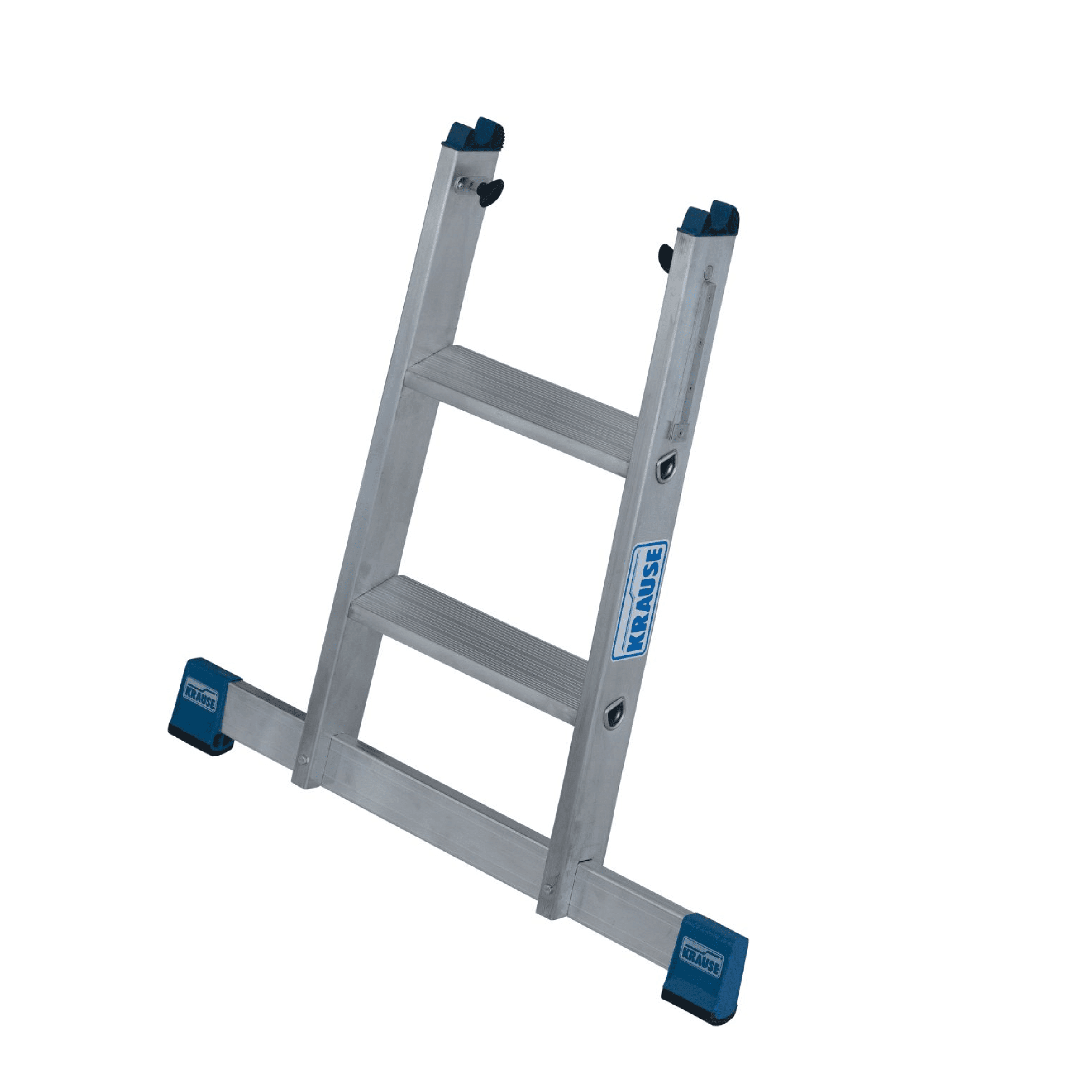 Krause Aluminium-Leiterverlängerung Krause Aluminium-Leiterverlängerung mit drei Sprossen und breiten Fußauslegern für professionellen Höhenzugang in der Reinigung