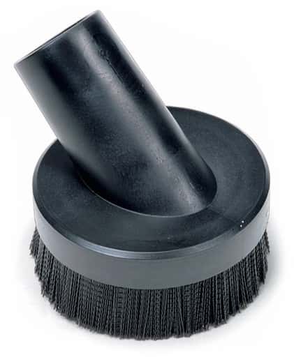 Schwarze Rundbürste als Reinigungszubehör für Staubsauger, ideal für die professionelle Gebäudereinigung und Industriereinigung. Schwarze Rundbürste als Reinigungszubehör für Staubsauger, ideal für die professionelle Gebäudereinigung und Industriereinigung.