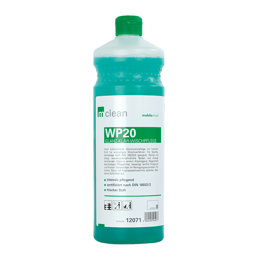 mclean WP20 Glanz-Klar-Wischpflege-Flasche mclean WP20 Glanz-Klar-Wischpflege in Flasche mit Etikett