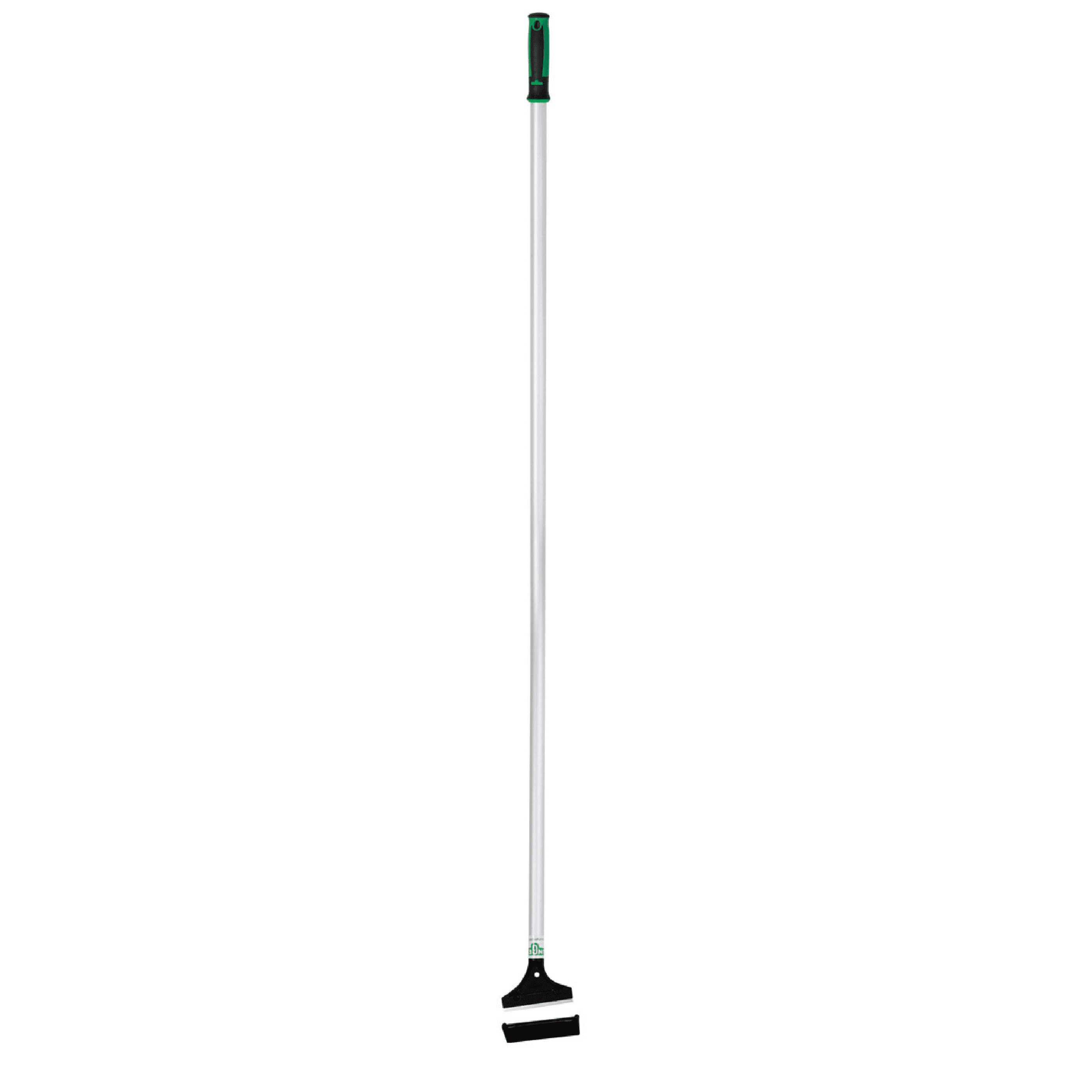 Vermop Mopphalter mit Aluminiumgriff Vermop-Mopphalter mit langem Aluminiumstiel und grünem Griff für die professionelle Bodenreinigung in der Gebäudewartung