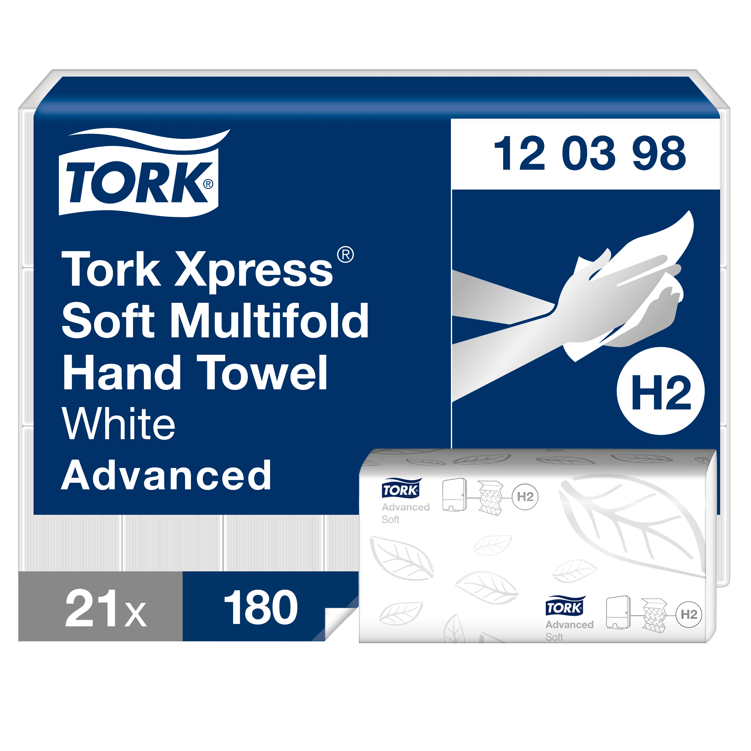 Tork Xpress® weiche Multifold-Handtücher H2