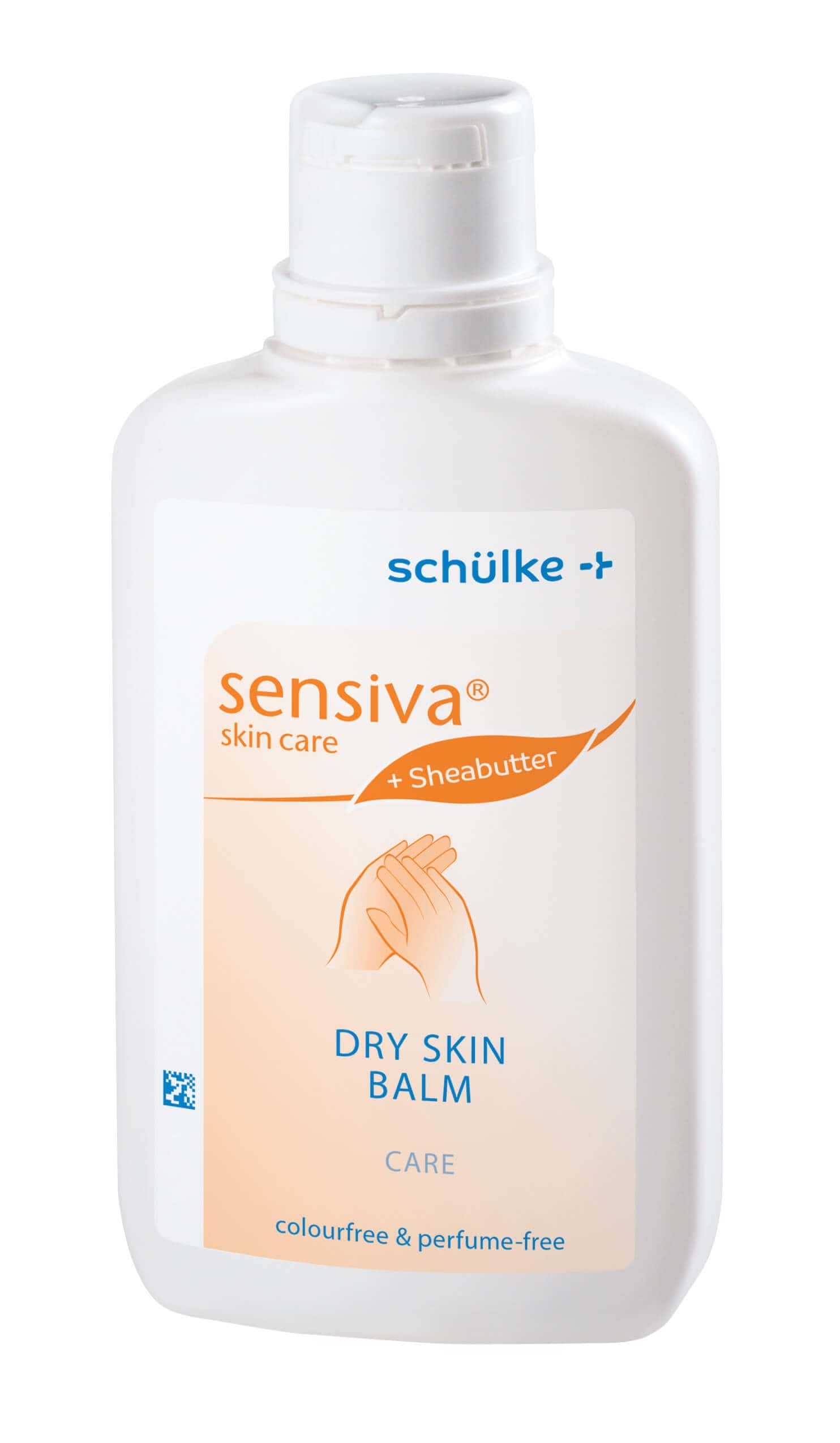 Schülke Sensiva Balsam für trockene Haut Schülke Sensiva Trockenhautbalsam in der weißen Kunststoffflasche mit Klappdeckel für professionelle Handpflege und -schutz