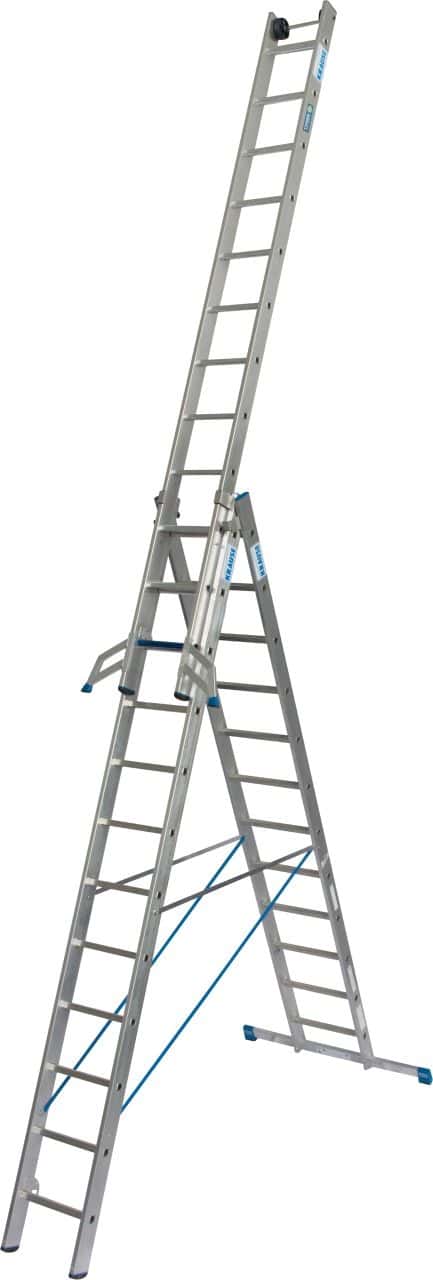 KRAUSE Profi-Mehrzweckleiter KRAUSE Profi-Mehrzweckleiter mit 12 Sprossen und Aluminiumkonstruktion.