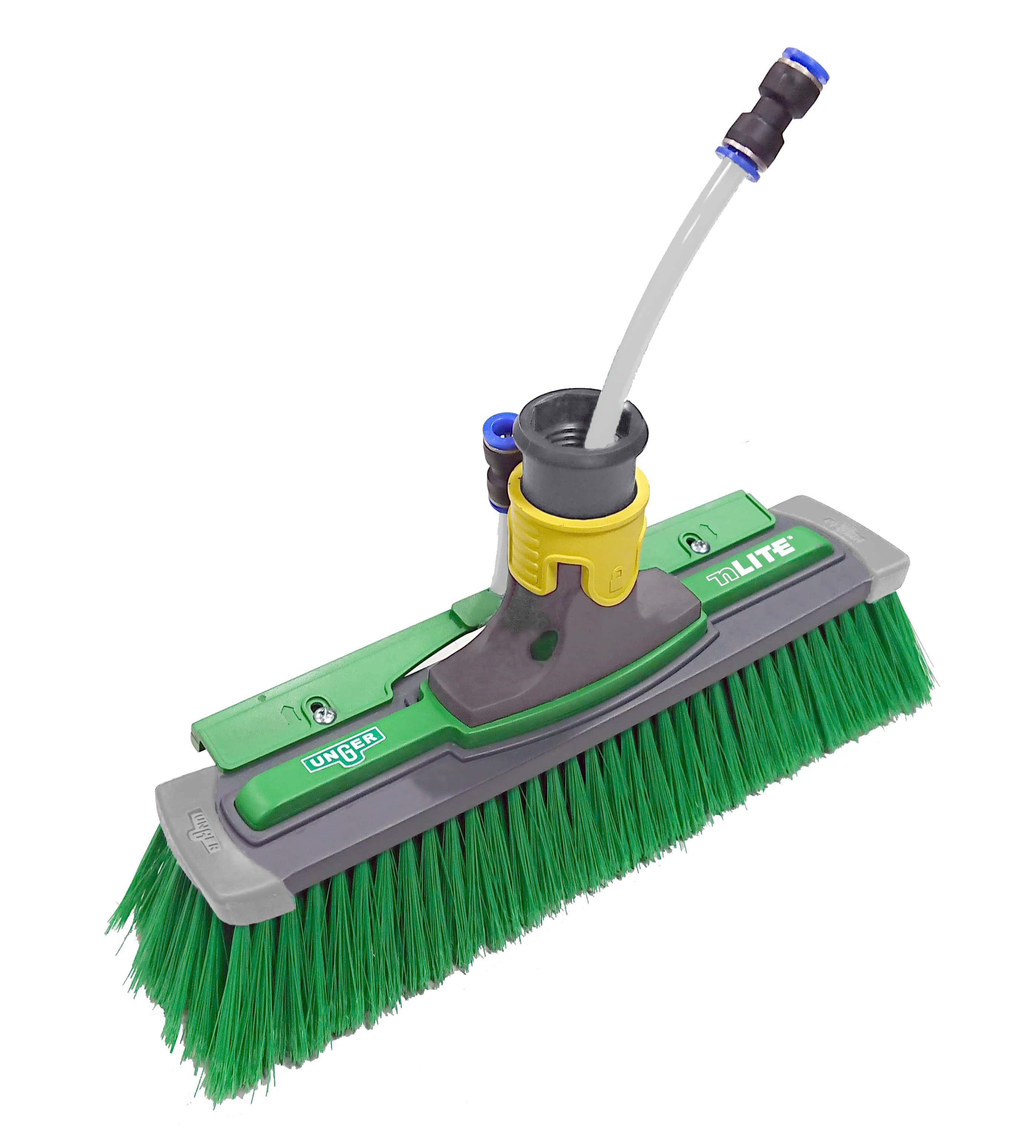 Unger nLite Power Bürste 28 cm Unger nLite Power Bürste mit grünem Bürstenkopf und Wasseranschluss.
