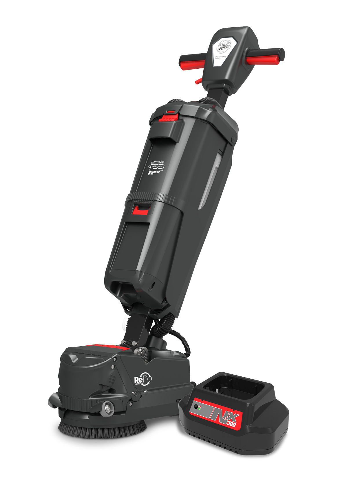 Kompakt-Scheuersaugmaschine NCC220NX ohne Akku mit Ladegerät