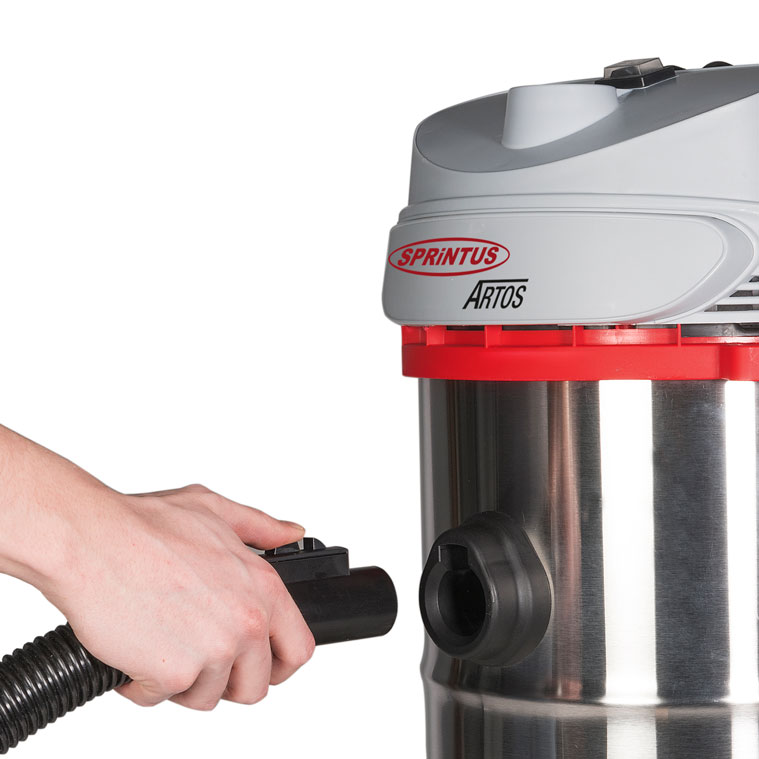 SPRiNTUS Artos Nass-/Trockensauger 30 l Edelstahl