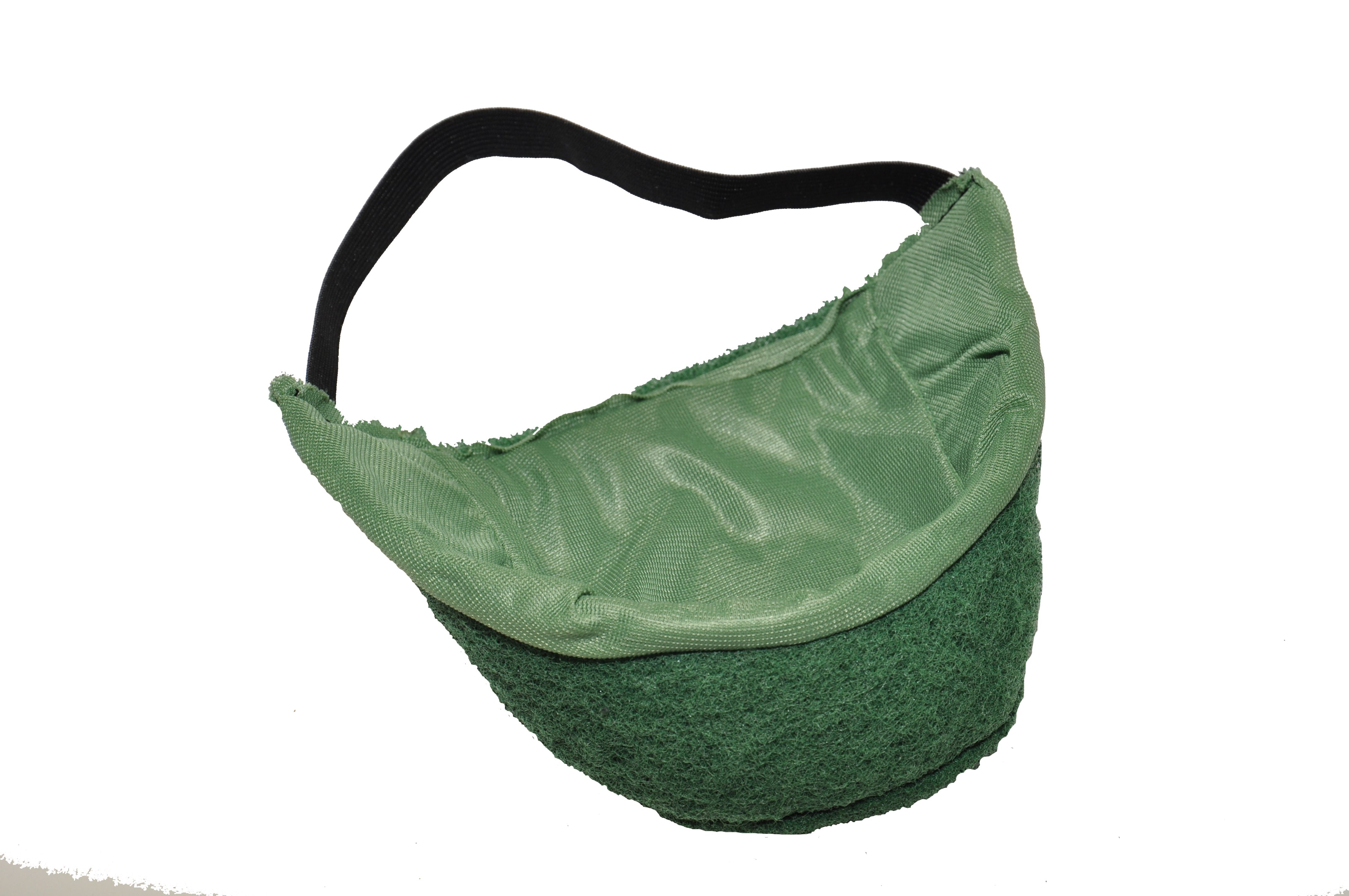 Schuhpad mit kratzfreiem Vlies grün