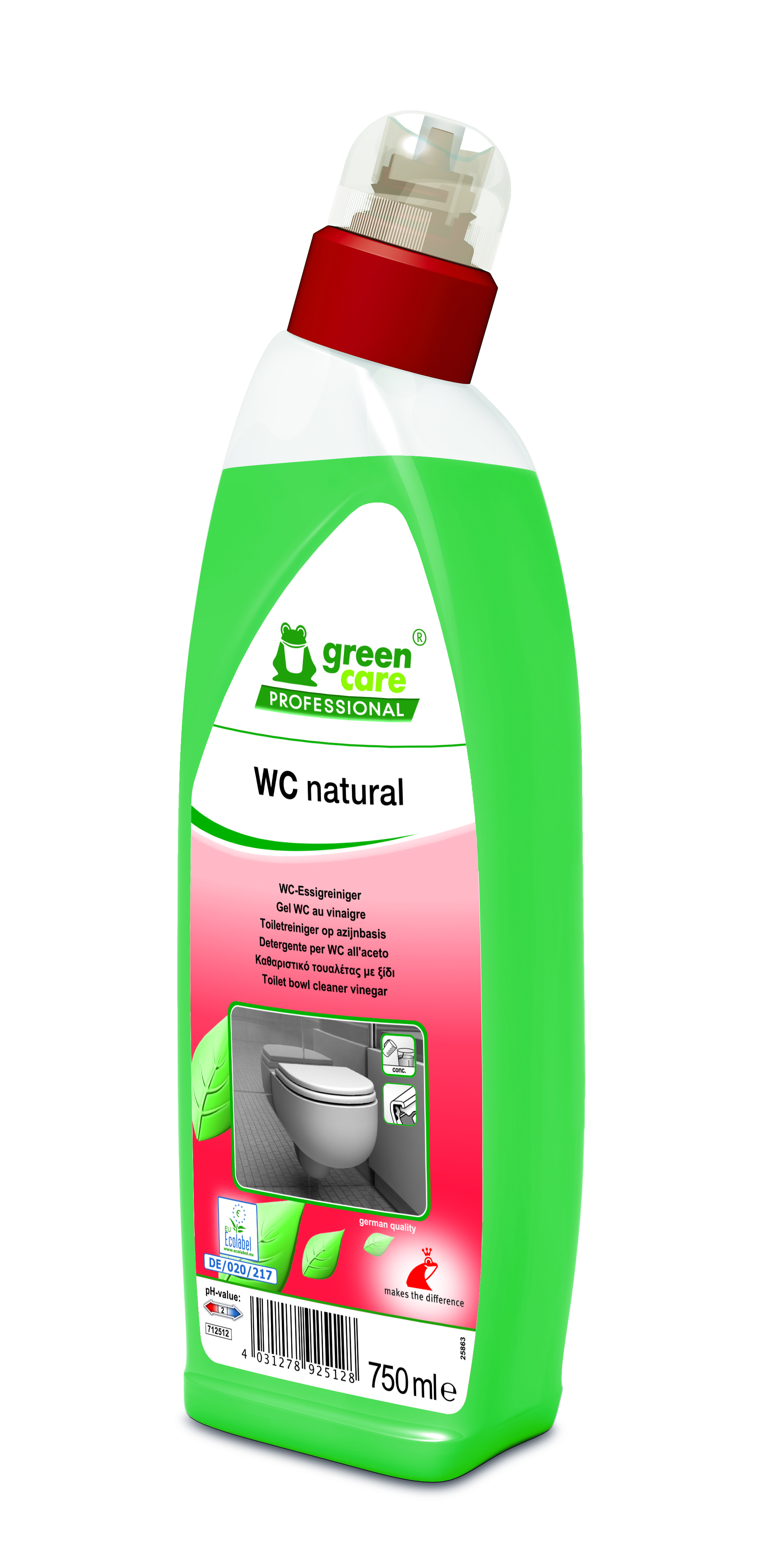 Tana WC natural Essig-WC-Reiniger, 750 ml