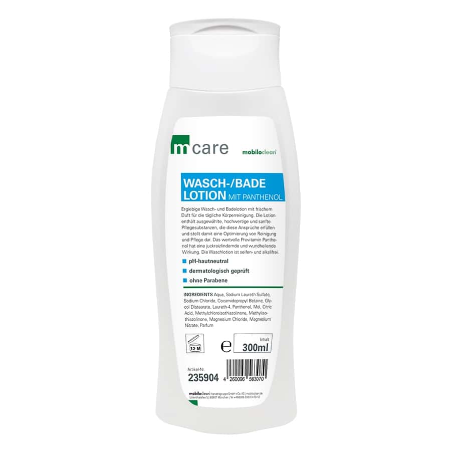 mcare Wash Badelotion mit Panthenol mcare Wasch-/Badelotion mit Panthenol in 300ml Flasche