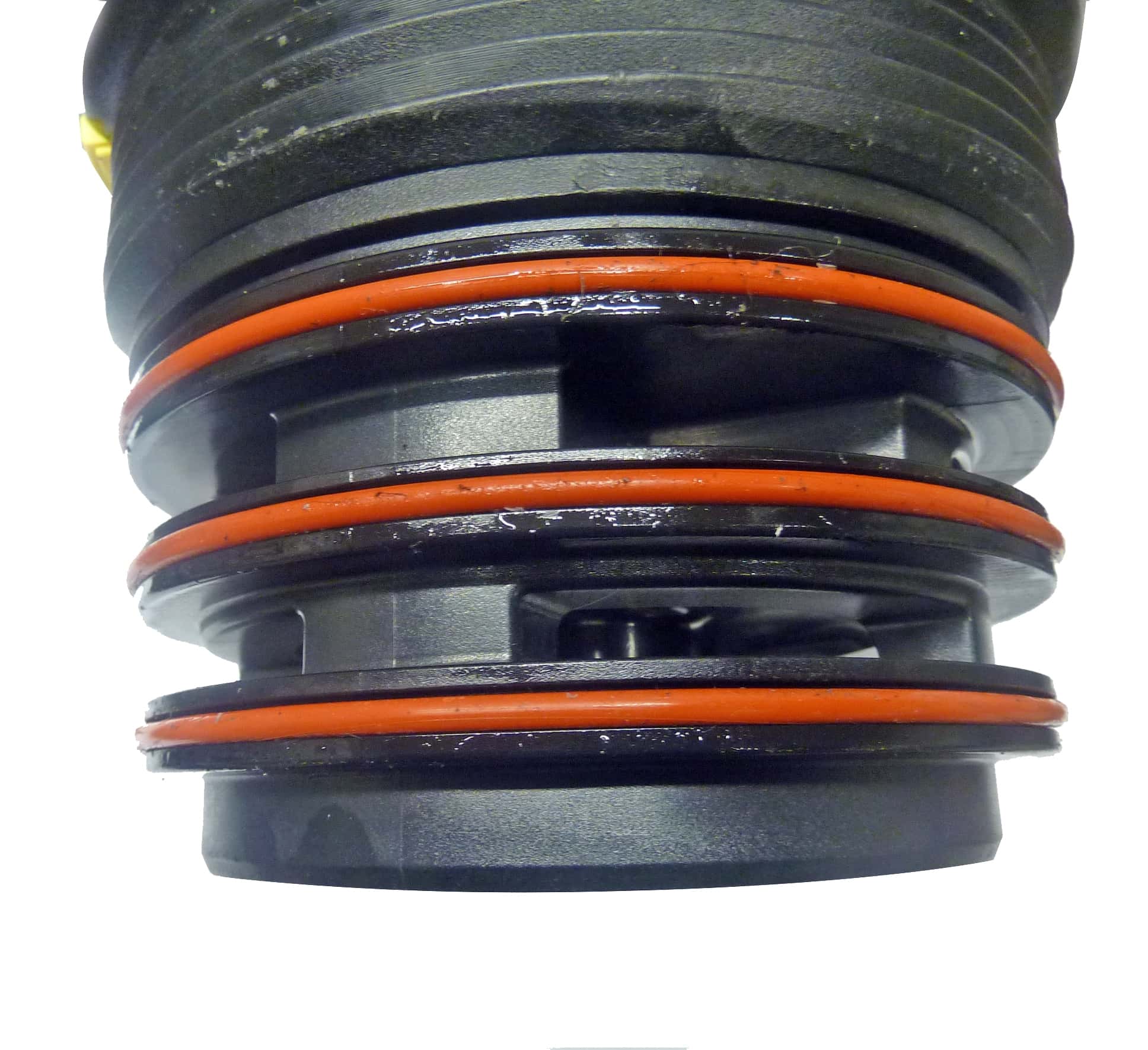 HydroPower RO35C RO40C Dichtungsset HydroPower RO35C/RO40C Dichtungsset mit sichtbaren orangefarbenen Ringen und schwarzen Komponenten.