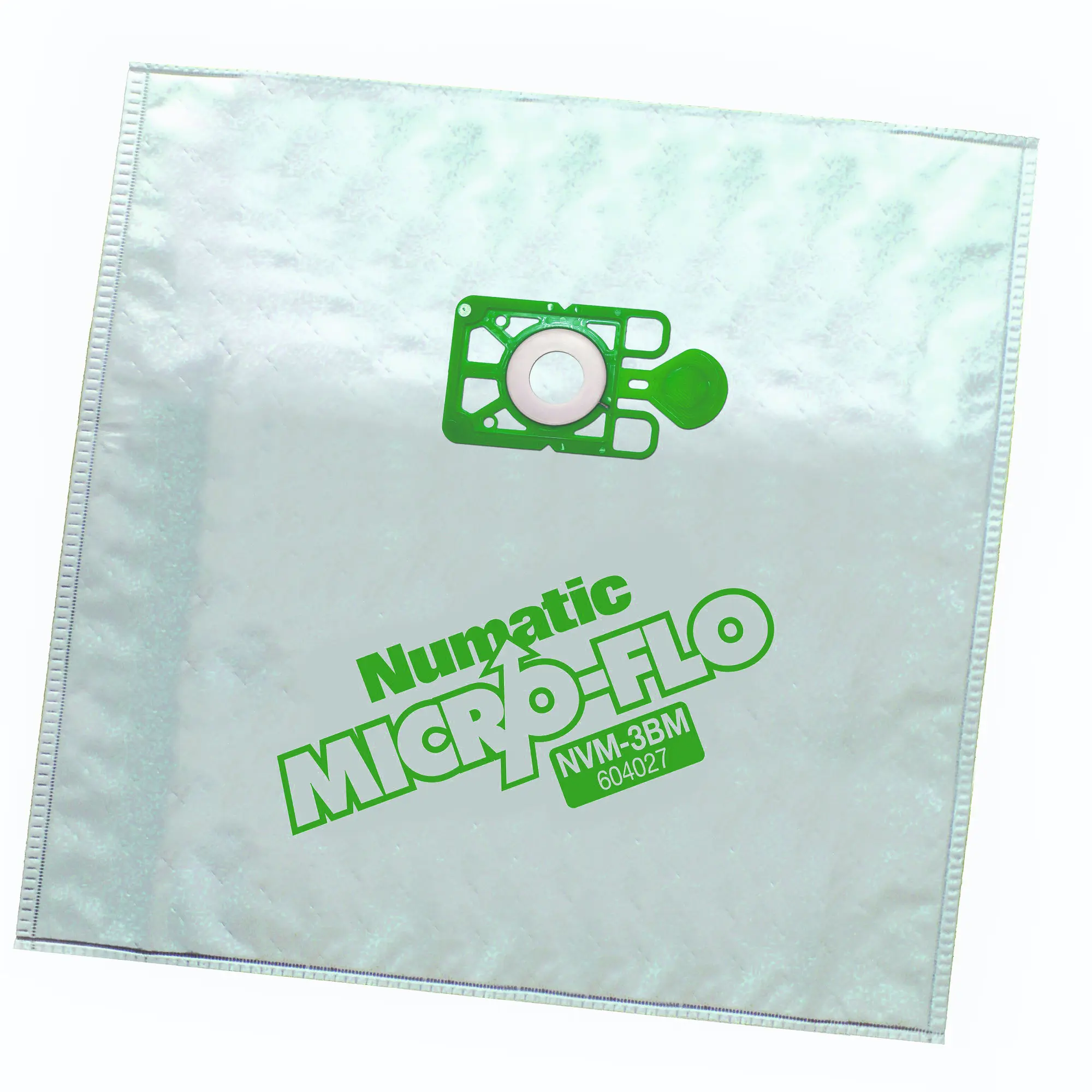 Numatic MicroFlo Filterbeutel NVM-4BM Numatic MicroFlo Filterbeutel NVM-4BM mit sichtbarem Logo und Öffnung.