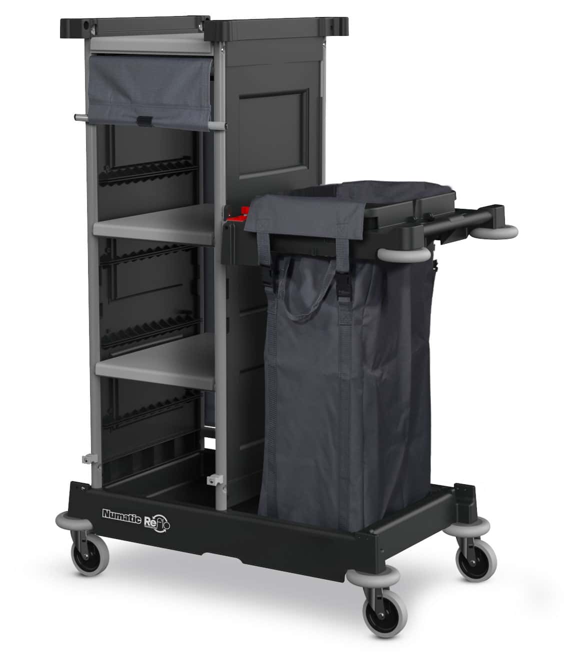 Numatic Hotelwagen NKS-1R Numatic Hotelwagen NKS-1R mit mehreren Ablagen und Wäschebeutel