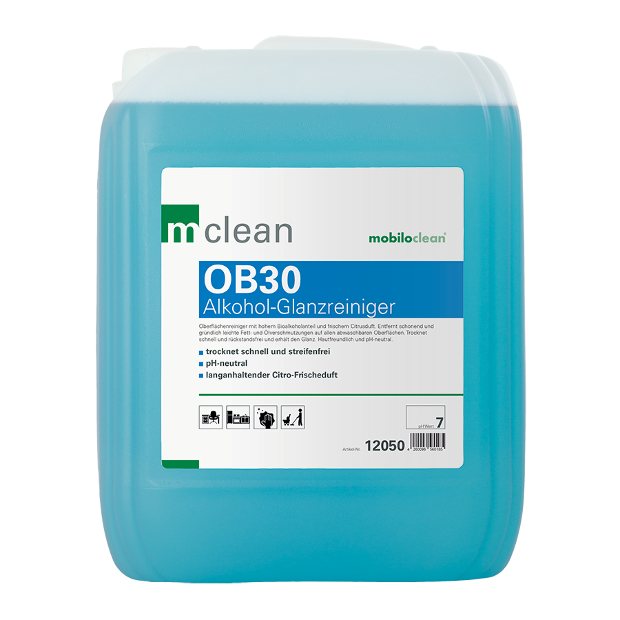 mclean OB30 Alkohol-Glanzreiniger Oberﬂächenreiniger mit hohem Bioalkoholanteil