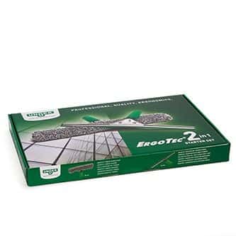 UNGER ErgoTec 2in1 Fensterreinigung Starter-Set UNGER ErgoTec 2in1 Profi-Fensterreinigungs-Starterset in Verpackung