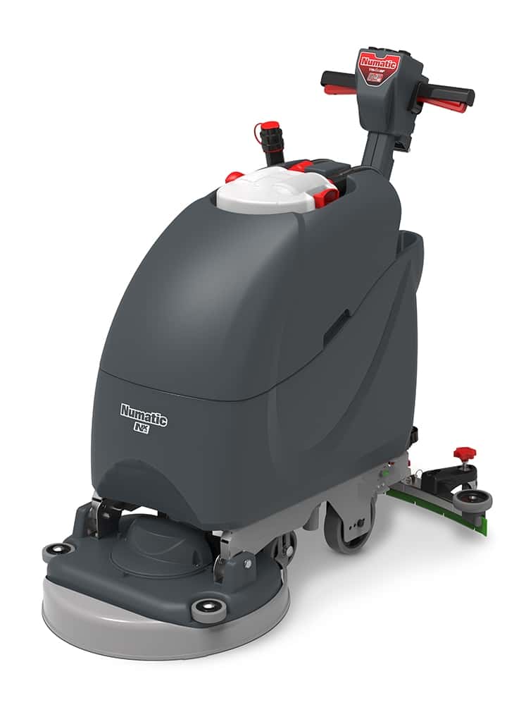 Numatic Scheuersaugmaschine Numatic Scheuersaugmaschine mit großem Reinigungspad und Bediengriff