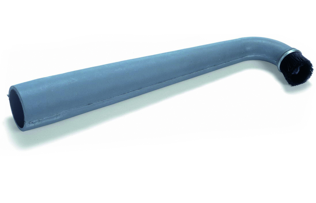 Winkel-Gummidüse mit Bürste 225 mm, Ø 32 mm konisch