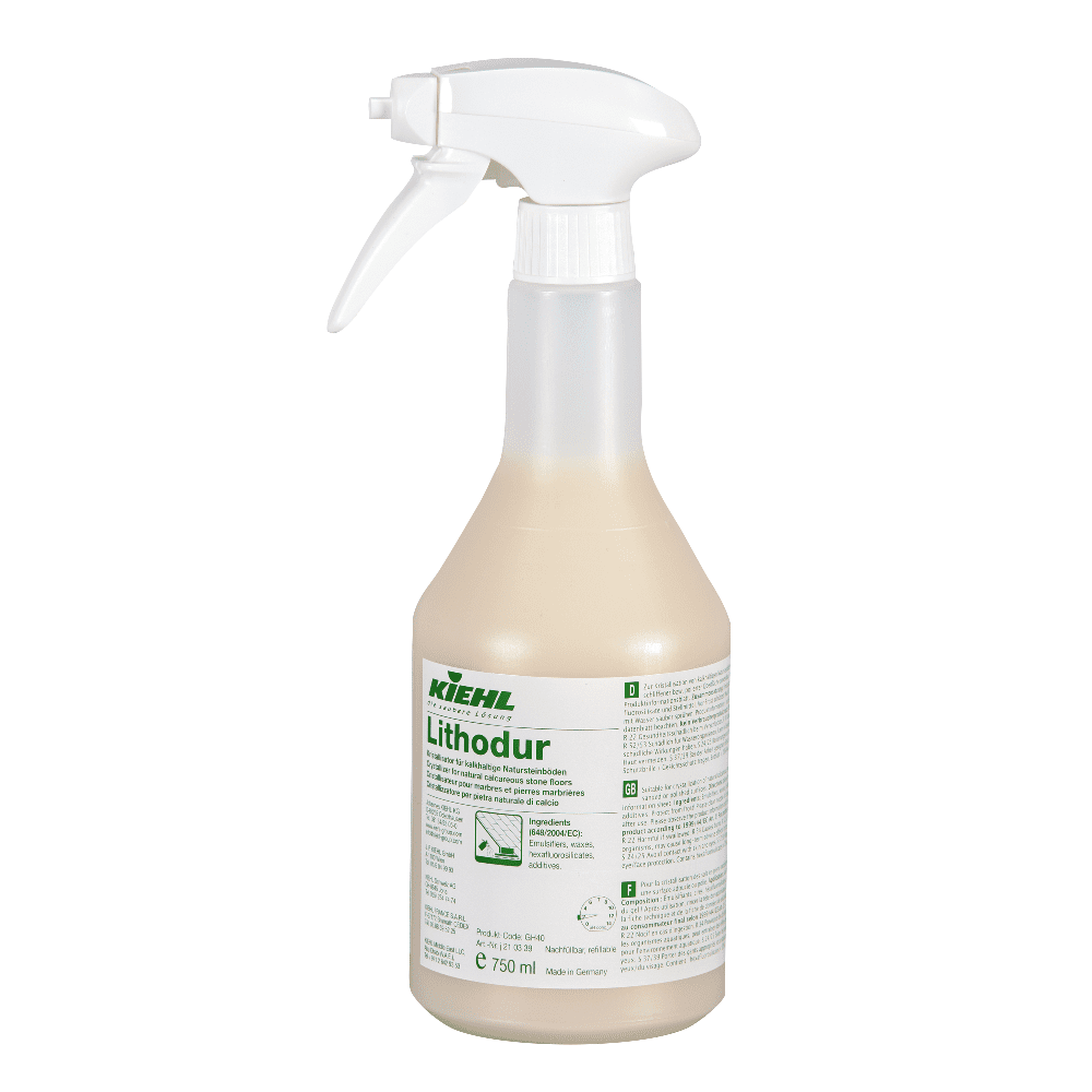 Kiehl Lithodur 750 ml Sprühflasche Kiehl Lithodur 750 ml in Sprühflasche mit sichtbarem Etikett und Düse.