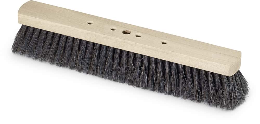 Reinigungsbürste mit Holzgriff Bürste mit Holzgriff und schwarzen Borsten für Reinigung