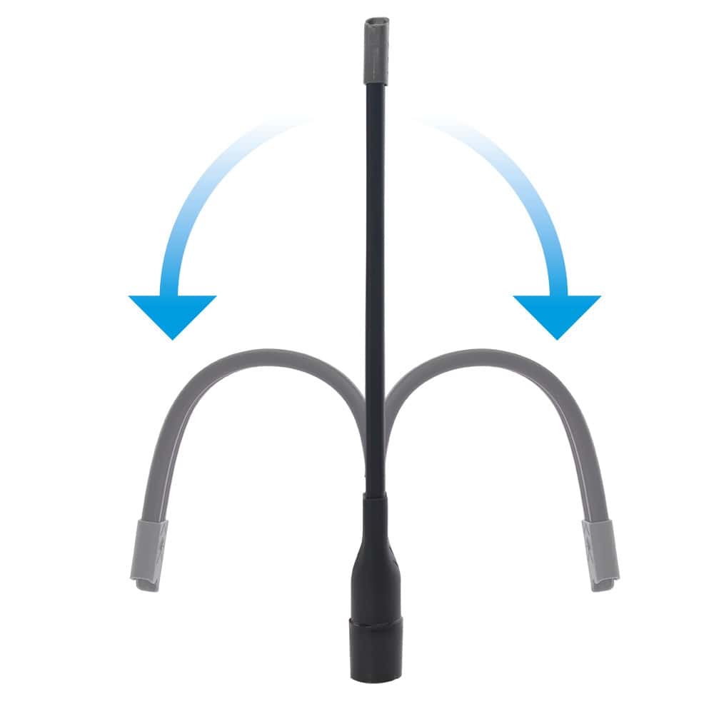Flexible Fugendüse für Staubsauger in Schwarz, ideal für die Reinigung schwer erreichbarer Stellen in Gewerbe und Haushalt. Flexible Fugendüse für Staubsauger in Schwarz, ideal für die Reinigung schwer erreichbarer Stellen in Gewerbe und Haushalt.